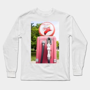 Historic gasoline pump, Sky Chief Long Sleeve T-Shirt